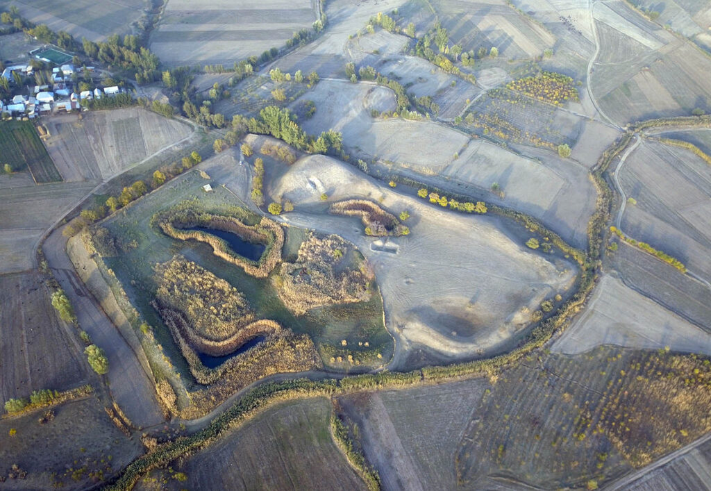 Aerial view of Shorobashat in 2023