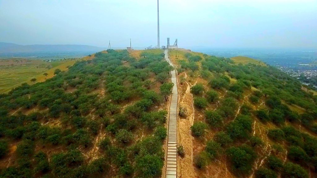 Stairway on Ayub-Too hill, Jalal-Abad