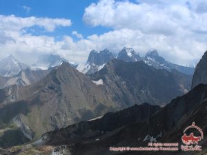 Uryam river valley in the Pamir-Alay