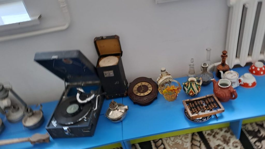 Exhibits in the Altyn Uya Museum