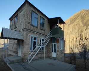 Administrative building in Kun-Elek village, shown in the Education for the Future project plan published in 2024.