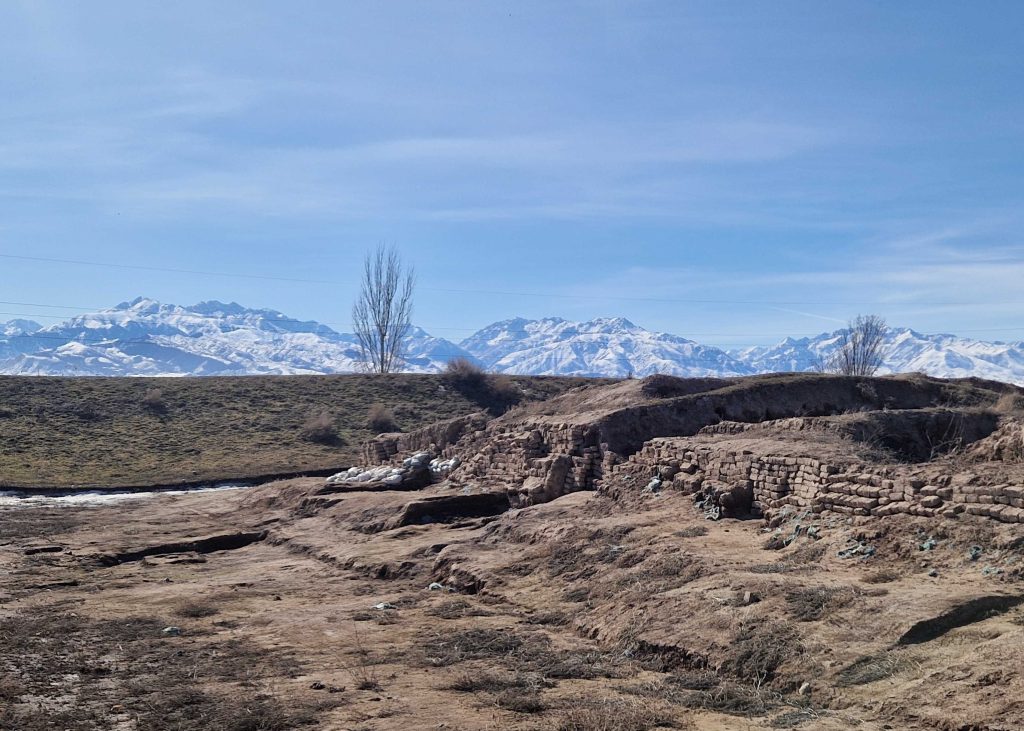 Archaeological ruins at Ak-Beshim (Suyab)