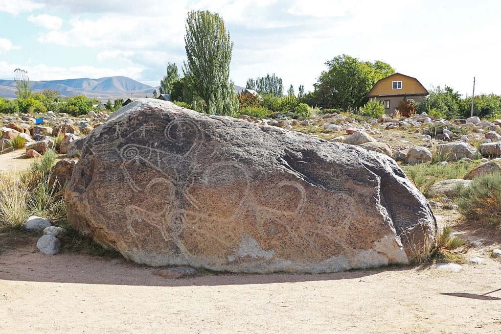 Cholpon-Ata Petroglyphs — site photograph