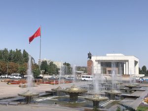 Regional illustration; not a verified photograph of this exact place — Ala Too Square Bishkek 2021.jpg