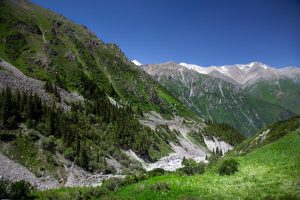 Destination illustration for this article; the photograph does not depict every place discussed — File:Kyrgyzstan Ala Archa National Park 03.jpg
