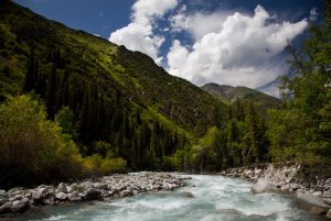 Destination illustration for this article; the photograph does not depict every place discussed — File:Kyrgyzstan Ala Archa National Park 01.jpg