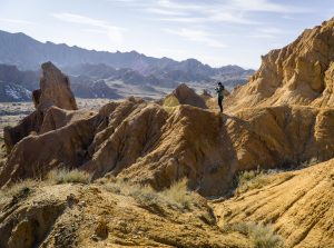 Mars Canyon on the south shore of Issyk-Kul