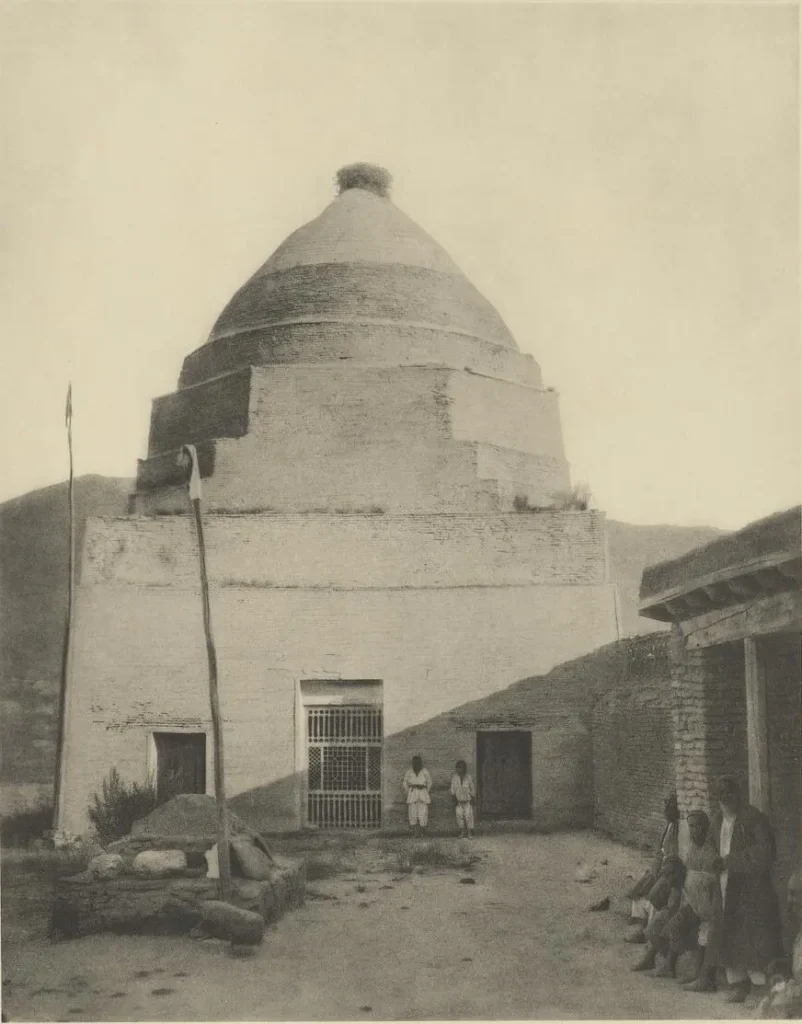 Shah-Fazil Mausoleum, historical photograph from 1924